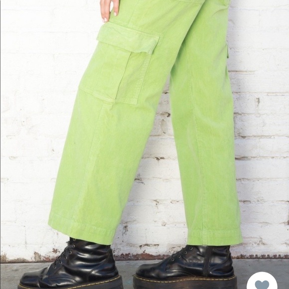 Brandy Melville Jeans Rare 3 Pack Of The Tatum Corduroy Cargo Pants